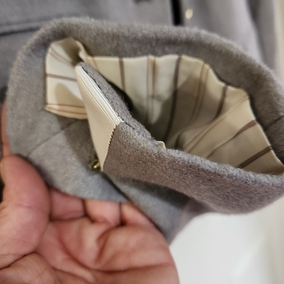 Cartonnier Grey Wool Viscose mix jacket, size 10 - Picture 10 of 10